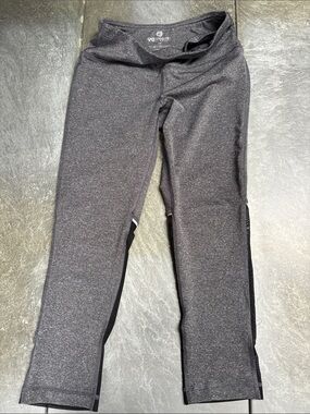 90 Degree By Reflex Girls' Charcoal Gray Athletic Leggings